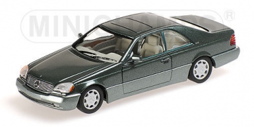 430032604 MERCEDES-BENZ 600 SEC COUPE (C140) - 1992 - GREEN METALLIC  1:43