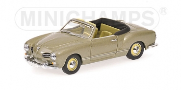 430051045 VOLKSWAGEN KARMANN GHIA CABRIOLET - 1957 - GREY METALLIC 1:43