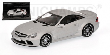 436038220 MERCEDES-BENZ SL65 AMG BLACK SERIES (R230) - 2009 - MATT SILVER 1:43