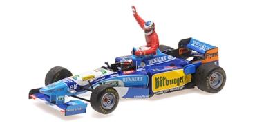 517950601	BENETTON RENAULT B195 – MICHAEL SCHUMACHER – CANADIAN GP 1995 (W/FIGURINE ALESI)	1:43