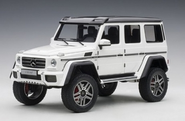 76316 MERCEDES-BENZ G500 4x4² 2016 (GLOSS WHITE) 1:18