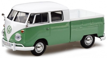 79343G VW T1 Doppelkabine Pritsche green 1:24