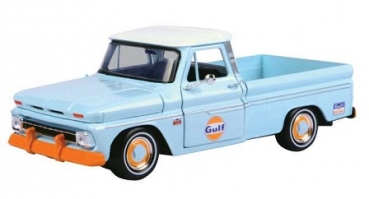 79648 Chevrolet C-10 Fleetside Pickup Gulf 1966  1:24