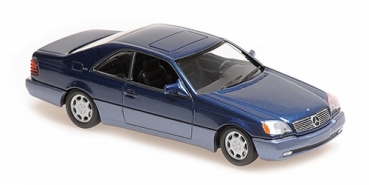 940032600 MERCEDES-BENZ 600SEC COUPE – 1992 – BLUE METALLIC 1:43