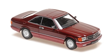 940035124	MERCEDES-BENZ 560 SEC (C126) – 1980 – RED METALLIC	1:43