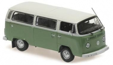 940053000 VOLKSWAGEN T2 BUS - 1972 - WHITE/GREEN 1:43