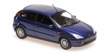 940087000 FORD FOCUS 2-DOOR – 1998 – BLUE METALLIC 1:43