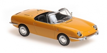 940121230  FIAT 850 SPORT SPIDER – 1968 – YELLOW 1:43