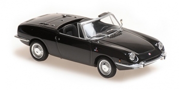 940121231  FIAT 850 SPORT SPIDER – 1968 – BLACK 1:43
