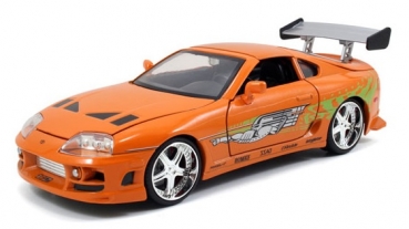 253203005 Brian's Toyota Supra 1995 orange - Fast & Furious 1:24