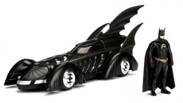 253215003 1995 Batmobile Batman Forever with Diecast Batman Figure 1:24