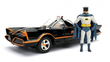 253215001 Batmobile Classic TV Series 1966 with Figures 1:24