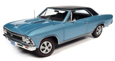 AMM1282  1966 Chevy Chevelle SS 396 Light Blue 1:18