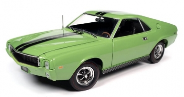 AMM1313  1969 AMC AMX Hardtop Big Bad Green 1:18