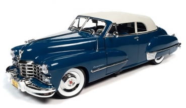 AW274  1947 Cadillac Series 62 Soft Top Blue 1:18