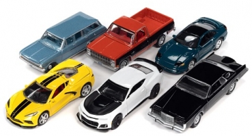 AW64332B  Autoworld Premium Assortment 2021 Release 4 Series B (Assortment of 6 pcs) 1:64