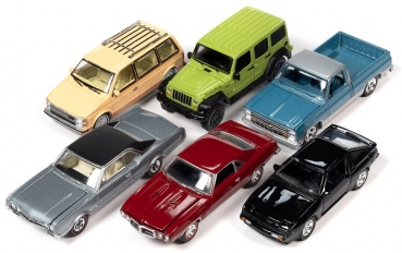 AW64402B  Autoworld Premium Assortment 2023 (Assortment of 6 pcs) 1:64