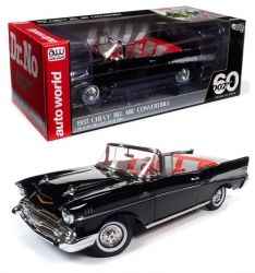 AWSS134 James Bond 1957 Chevrolet Bel Air Convertible 1:18