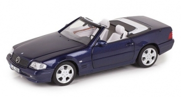B66040657 Mercedes-Benz SL 500 R129 (Facelift 1998) azur blue 1:18