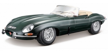 12046GR Jaguar E-Type Cabrio 1961 green 1:18