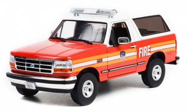 19118  1996 Ford Bronco - FDNY (The Official Fire Department City of New York) 1:18