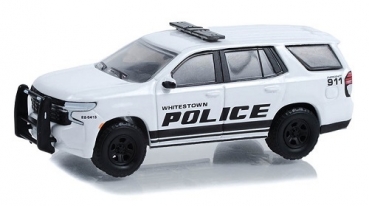 30360 Hot Pursuit - 2022 Chevrolet Tahoe Police Pursuit Vehicle (PPV) - Whitestown Metropolitan Police Department, Whitestown, Indiana 1:64