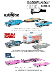 31180 Hollywood Hitch & Tow Series 13 (Assortment of 6 pcs) 1:64