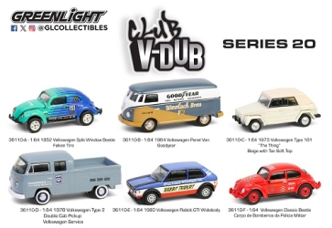 36110	Club V-Dub Series 20 (Assortment of 6 pcs)	1:64