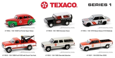 41165 Texaco Special Edition Series 1 (Assortment of 6 pcs) 1:64