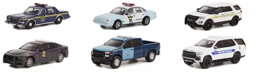 43000 Hot Pursuit Series 42 (Assortment of 6 pcs) 1:64