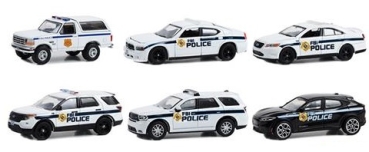 43025	Hot Pursuit Special Edition - FBI Police (Federal Bureau of Investigation Police) (Assortment of 6 pcs)	1:64