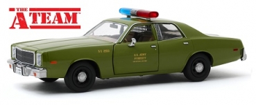 84103 The A-Team (1983-87 TV Series) - 1977 Plymouth Fury U.S. Army Police 1:24