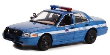 85571  2001 Ford Crown Victoria Police Interceptor - Seattle Police - Seattle, Washington 1:24