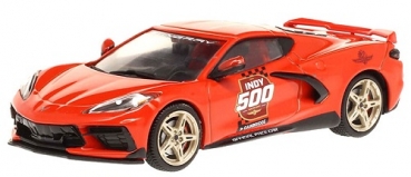 86622  2020 Chevrolet Corvette C8 Stingray Coupe - 104th Running of the Indianapolis 500 Official Pace Car 1:43