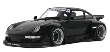 GT587 Porsche 993 RWB BLACK AUT BLACK 2012 1:18