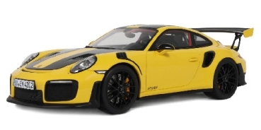 GT972 Porsche 911 (992.1) GT2 RS NÜRBURGRING LAP RECORD YELLOW 2017 1:18