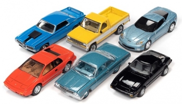 JLCG027A  Johnny Lightning Classic Gold - Release 4 2021 - Assortment A (Assortment of 6 pcs) 1:64