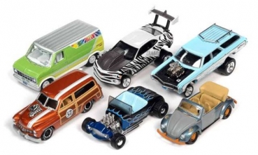 JLSF020B  Johnny Lightning Street Freaks - Release 2 2021 - Assortment B (Assortment of 6 pcs) 1:64