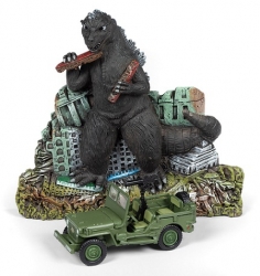 JLSP065  1941 Japan Jeep Willy w/Godzilla	1:64