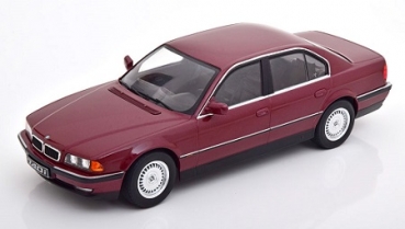 KK180364 BMW 740i E38 1.Serie 1994 darkred-metallic 1:18