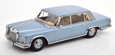 KK180602 Mercedes 600 SWB (W100) 1963 lightblue-metallic 1:18