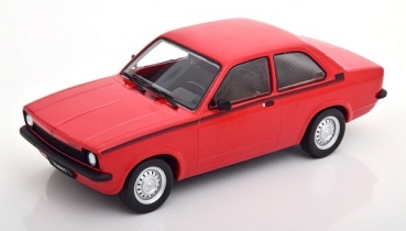 KK180672 Opel Kadett C Junior 1976 rot/schwarz 1:18