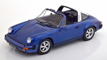 KK180681 Porsche 911 Carrera 3.0 Targa 1977 blue metallic 1:18