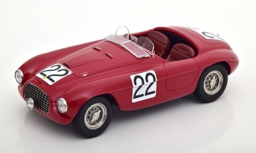 KK180913 Ferrari 166 MM Barchetta Winner 24h Le Mans 1949 Chinetti/Seldson 1:18
