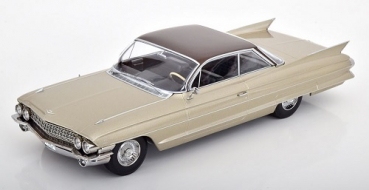 KK181252 Cadillac Series 62 Coupe DeVille 1961 beige/brown metallic 1:18