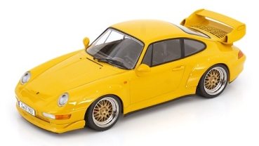 KK181422B Porsche 911 (993) GT2 BBS Rims 1996 yellow 1:18