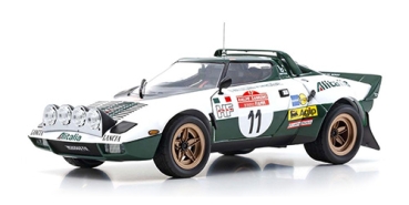 KYO8130B0 LANCIA STRATOS HF - RALLYE SANREMO 1975 - WALDEGARD/THORSZELIUS 1:18