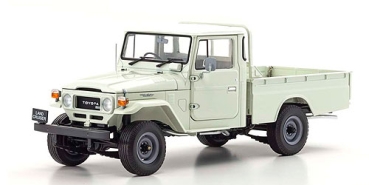 KYO8958W0 TOYOTA LAND CRUISER 40 PICKUP - WHITE 1:18