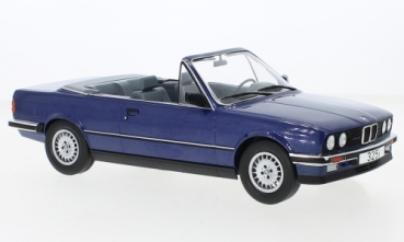 MCG18381 BMW 325i (E30) Cabriolet 1985 metallic-blue 1:18