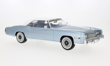 MCG18472 Cadillac Eldorado Convertible 1976 light blue 1:18